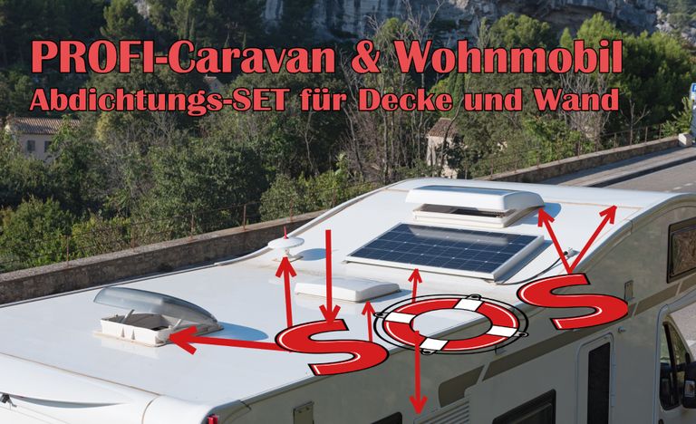 Caravan abdichten Flüssigkunststoff
